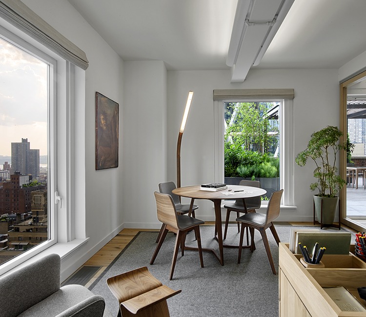250 West 57th Street - drawing room