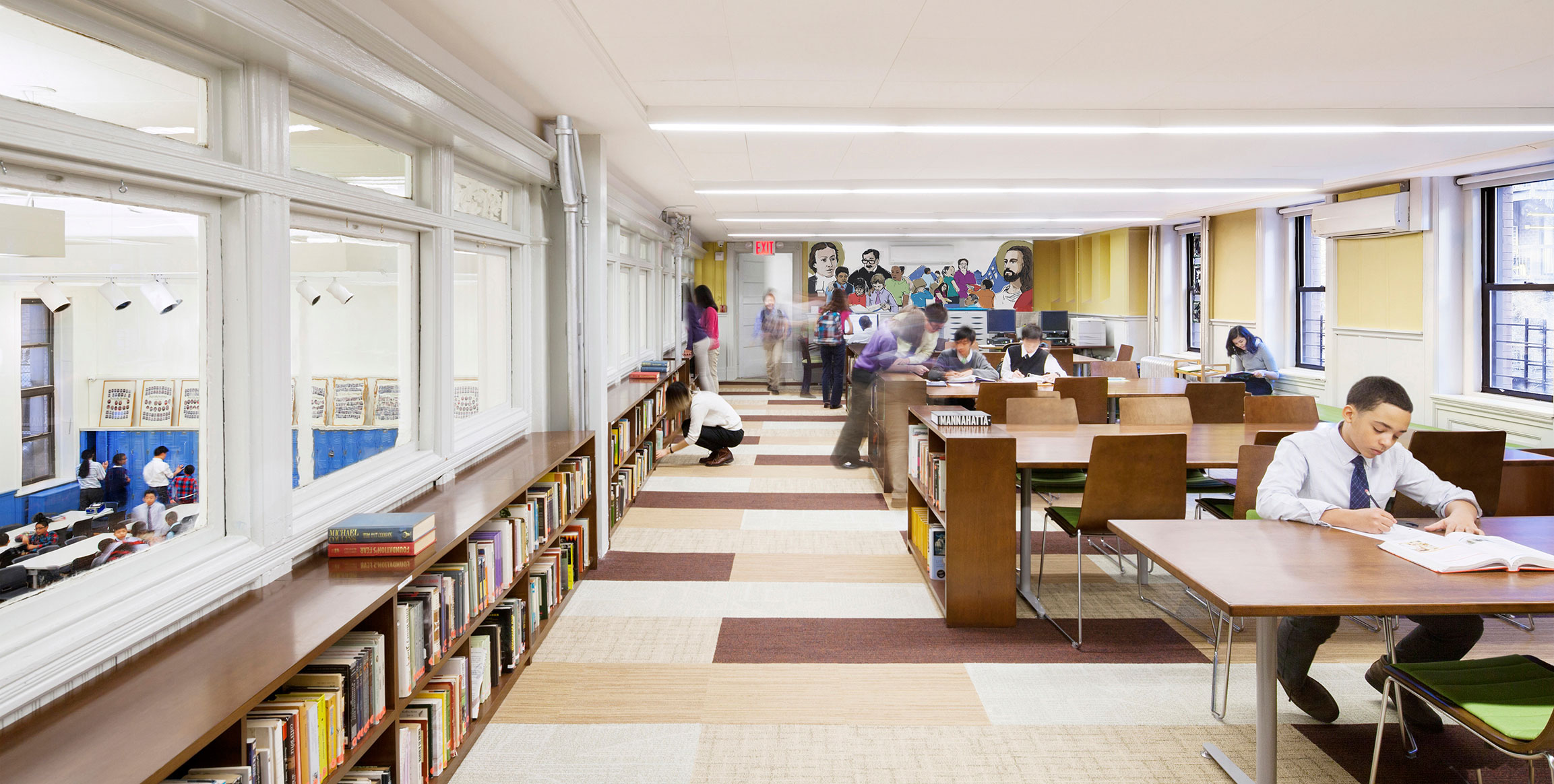 De La Salle Academy - library