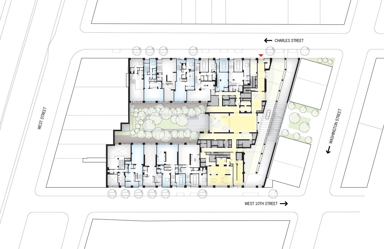150 Charles Street Ground floor plan